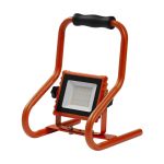 Ledvance LED Floodlight Bouwlamp Donker Grijs 10W 800lm 110D - 840 Koel Wit | IP44 - Oplaadbaar - Symmetrisch