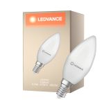 Ledvance Classic LED E14 Kaars Mat 4.9W 470lm - 840 Koel Wit | Vervangt 40W