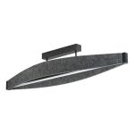 Ledvance Decor Flat Felt Plafondlamp Grijs 23W 800lm - 830 Warm Wit