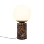 Nordlux Tafellamp Lilly Glas Bruin | Geschikt voor 1x E14