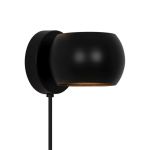 Nordlux Belir Wandlamp Metaal Zwart | Geschikt voor 1x G9