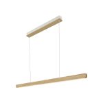 Nordlux Ilgas Pendelarmatuur Hout Bruin 42W 1800lm - 830 Warm Wit | Dimbaar 