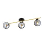 Emibig Plafondlamp Splendi Staal Zwart | Geschikt voor 3x E14 - Max 10W