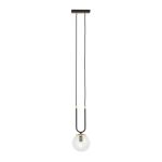 Emibig Hanglamp Glam Staal Zwart | Geschikt voor 1x E14 - Max 10W