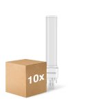 Voordeelpak 10x Noxion Lucent PL-S LED 4.3W - 830 Warm Wit | 2-Pin - Vervangt 9W