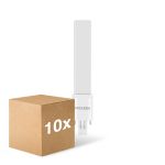 Voordeelpak 10x Noxion Lucent PL-S LED 4.3W - 840 Koel Wit | 2-Pin - Vervangt 9W