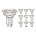 Voordeelpak 10x Noxion PerfectColor LED Spot GU10 PAR16 3W 230lm 36D - 927 Zeer Warm Wit | Beste Kleurweergave - Dimbaar - Vervangt 35W