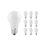 Voordeelpak 10x Ledvance Classic LED E27 Peer Filament Mat 11W 1521lm - 827 Zeer Warm Wit | Dimbaar - Vervangt 100W