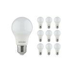 Voordeelpak 10x Noxion Lucent Classic LED E27 Peer Mat 8W 806lm - 827 Zeer Warm Wit | Vervangt 60W