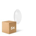 Voordeelpak 5x Ledvance LED Bulkhead Surface Circulair 250 Wit 13W 960lm - 840 Koel Wit | 250mm - IP44 - Bewegings- en lichtsensor