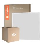 Voordeelpak 4x Ledvance LED Paneel Eco 36W 3600lm - 840 Koel Wit | 60x60cm - UGR <22