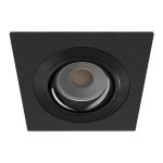 Noxion Inbouw Spot Boxi MR16 Kantelbaar Textuur & Glanzend Zwart |Zaagmaat 80mm - IP20 - Incl. GU10 Fitting