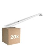 Voordeelpak 20x Noxion Montagebalk Click V2 LED T8 | Geschikt voor 2x 120cm LED Buis