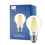 Philips MASTER LED Lamp Ultra Efficient E27 Peer Helder 4W 840lm - 840 Koel Wit | Vervangt 60W