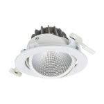 Philips LED Spot Greenspace Accent Cardanic Aluminium Wit 31W 3900lm 36D - 930 Warm Wit | 163mm - IP20 - Beste Kleurweergave - Dali Dimbaar