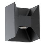 Eglo Wandlamp Morino Buitenverlichting Aluminium Antraciet/Grafiet Up & Down  5W 460lm - 830 Warm Wit