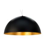 Eglo Hanglamp Gaeta 1 Staal Zwart Goud | IP20 - Geschikt voor 1x E27 
