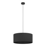 Eglo Pendelarmatuur Maserlo 1 Staal Zwart | Geschikt voor E27