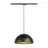 SLV Railverlichting Hanglamp Forchini M 40 1-Fase Staal Zwart | Geschikt voor 1x E27 