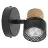 Ledvance LED Decor Spot Cork Staal Zwart 3W 230lm - 827 Zeer Warm Wit | Dimbaar