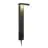Nordlux Solar Sokkel Lamp Rica Vierkant Roestvrij Staal Zwart 4.5W 380lm - 830 Warm Wit |Bewegings- en Lichtsensor