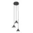 Emibig Hanglamp Elit Staal Zwart | Geschikt voor 3x GX53 - Max 10W