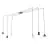 Emibig Hanglamp Fuji Staal Zwart | Geschikt voor 2x E14 - Max 10W, 2x GU10 - Max 10W, 2x GX53 - Max 10W