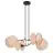 Emibig Hanglamp Motif Staal Zwart | Geschikt voor 4x E27 - Max 15W