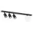 Emibig Plafondlamp Baster Staal Zwart | Geschikt voor 3x GU10 - Max 8W, 1x E14 - Max 10W