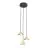 Emibig Hanglamp Elit Staal Zwart | Geschikt voor 3x GX53 - Max 12W