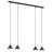 Emibig Hanglamp Elit Staal Zwart | Geschikt voor 4x GX53 - Max 12W