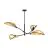 Emibig Plafondlamp Lotus Staal Zwart | Geschikt voor 4x E14 - Max 10W