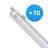 Voordeelpak 10x Philips LED Waterdichte Montagebalk CoreLine WT120C G2 42.9W 6000lm - 840 Koel Wit | 150cm 