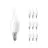 Voordeelpak 10x Philips Corepro LED Kaars E14 Gebogen-tip Mat 2.2W 250lm - 827 Zeer Warm Wit - Vervangt 25W