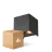 Voordeelpak 4x D'Lite Wandlamp Elingen Zwart Up & Down 4.9W 480lm - 830 Warm Wit | IP65