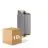 Voordeelpak 10x Nordlux Nico Wandlamp Aluminium Antraciet Up & Down | IP54 - Geschikt voor 2x GU10