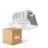 Voordeelpak 4x Ledvance LED Spot Air Fix Aluminium Wit 6W 480lm 36D - 927 Zeer Warm Wit | Zaagmaat 68mm - IP65 - Beste Kleurweergave - Dimbaar
