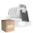Voordeelpak 20x Ledvance LED Spot Adjust Aluminium Wit 8W 640lm 36D - 927 Zeer Warm Wit | Zaagmaat 68mm - IP20 - Beste Kleurweergave - Dimbaar