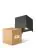 Voordeelpak 4x D'Lite Wandlamp Elingen Aluminium Zwart Up & Down 4.9W 480lm - 830 Warm Wit | IP65 - Lichtsensor