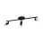 Eglo Plafondlamp Buzz-LED Staal Zwart 3x2.8W 3x250lm - 830 Warm Wit | IP20 - Incl. 3x GU10