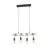 Eglo Hanglamp Townshend Staal Hout Zwart Bruin | IP20 - Geschikt voor 4x E27 