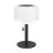 Eglo Tafellamp Montapalma Solar Staal Zwart 2W 190lm - 830 Warm Wit | IP54 - Dimbaar - USB-C