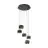 Eglo Hanglamp Hortunas Staal Zwart 5.8W 690lm - 830 Warm Wit | IP20 - Dimbaar 