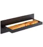 Brilliant Chaumont Wandlamp Aluminium Metaal Hout Zwart 8W 930lm - 830 Warm Wit
