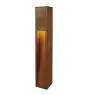 SLV Slot 80 Vloerlamp Staal Roestig | Buitenverlichting - IP44 - Geschikt voor 1x E27 