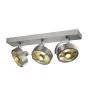SLV Kalu Spot Aluminium Grijs Rond | Geschikt voor 3x GU10 (AR111) 