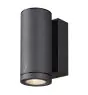 SLV Enola S Wandlamp Aluminium Grijs Rond 6W 500lm - 940 Koel Wit | Buitenverlichting - IP65 - Beste Kleurweergave