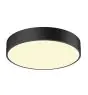 SLV Medo 40 Wand en Plafondlamp Aluminium Zwart Rond 20W 2350lm - 927-930-940 CCT | IP50 - Beste Kleurweergave - Dimbaar 