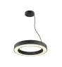 SLV Medo Ring 60 Hanglamp Aluminium Zwart 26W 4000lm 110D - 930-940 CCT | Beste Kleurweergave - Dali Dimbaar 