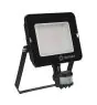 Ledvance LED Floodlight Compact Zwart 50W 5000lm 100D - 840 Koel Wit | IP65 - Symmetrisch - Bewegings- en lichtsensor